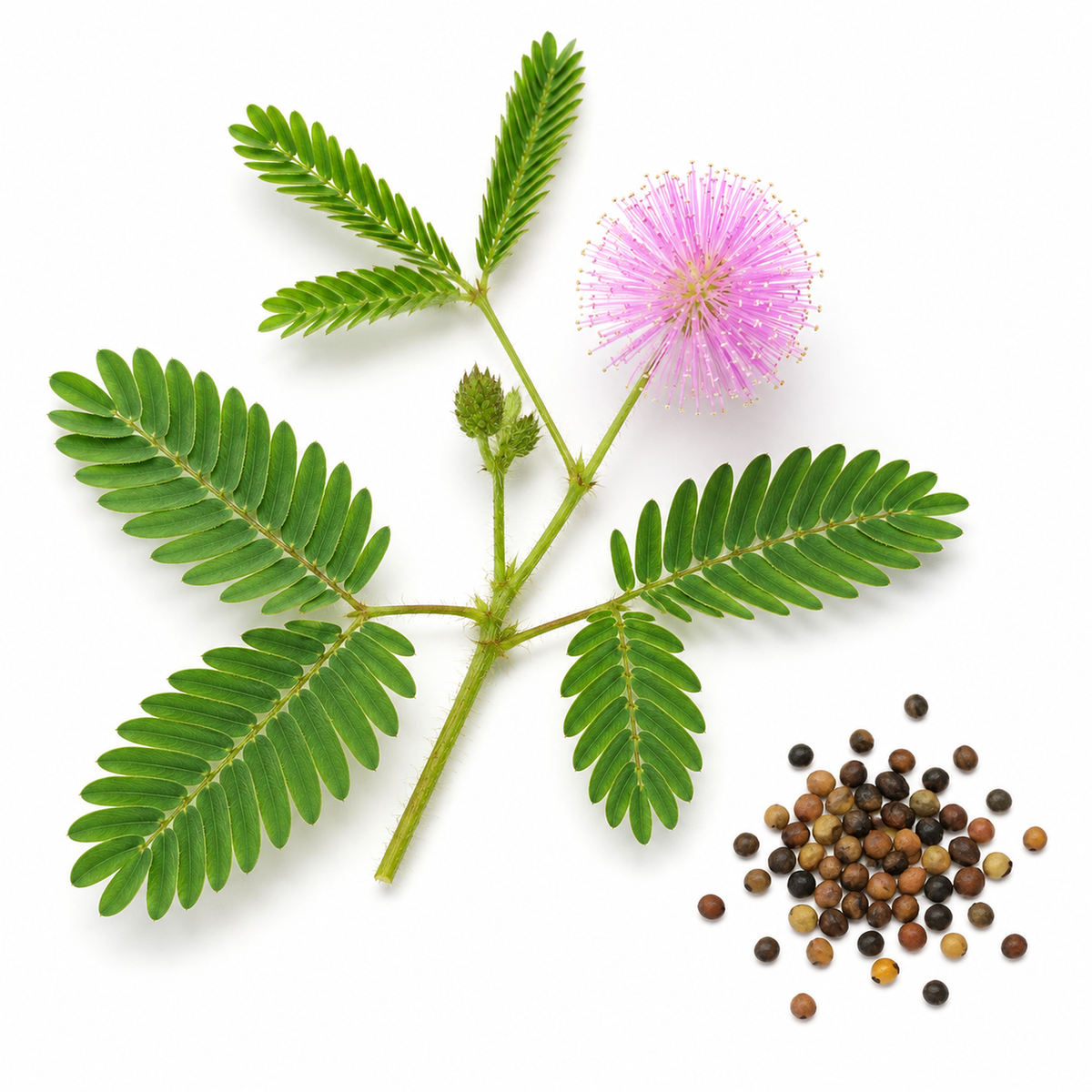 Mimosa Pudica Sensitive Plant Seeds Touch Me Not Houseplant 0.5g