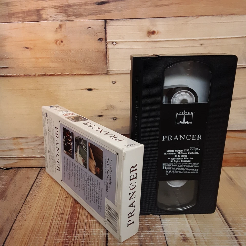 Prancer VHS Used Family Christmas Drama Holiday Movie Nelson Entertainment - Image 4 of 4