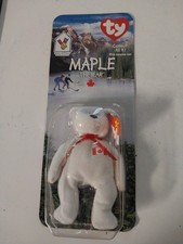 1999 McDonald's Maple The Bear Beanie Babies Sealed