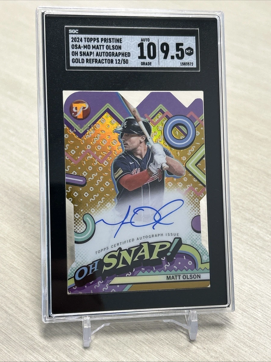 Matt Olson Baseball Serial Numbered Sports Trading Cards