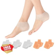 Madholly 5 Pairs Silicone Heel Protectors Cups Cushions