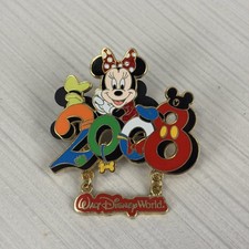 Disney Pin Trading Walt Disney World 2008 Dangle Minnie Mouse Hats