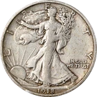 1918-S Walking Liberty Half - Choice+