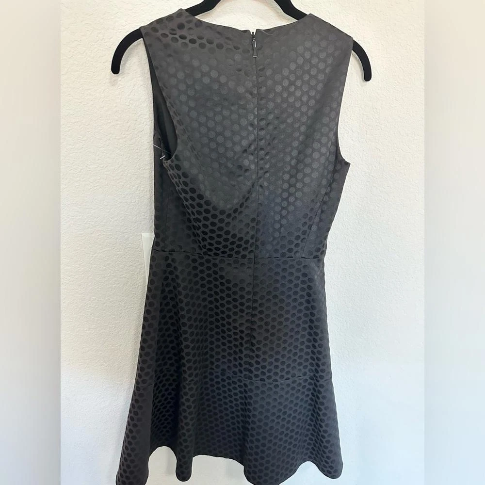 Abito Kate Spade Bakery Dot Jacquard Mini Fit Svasato Nero 2