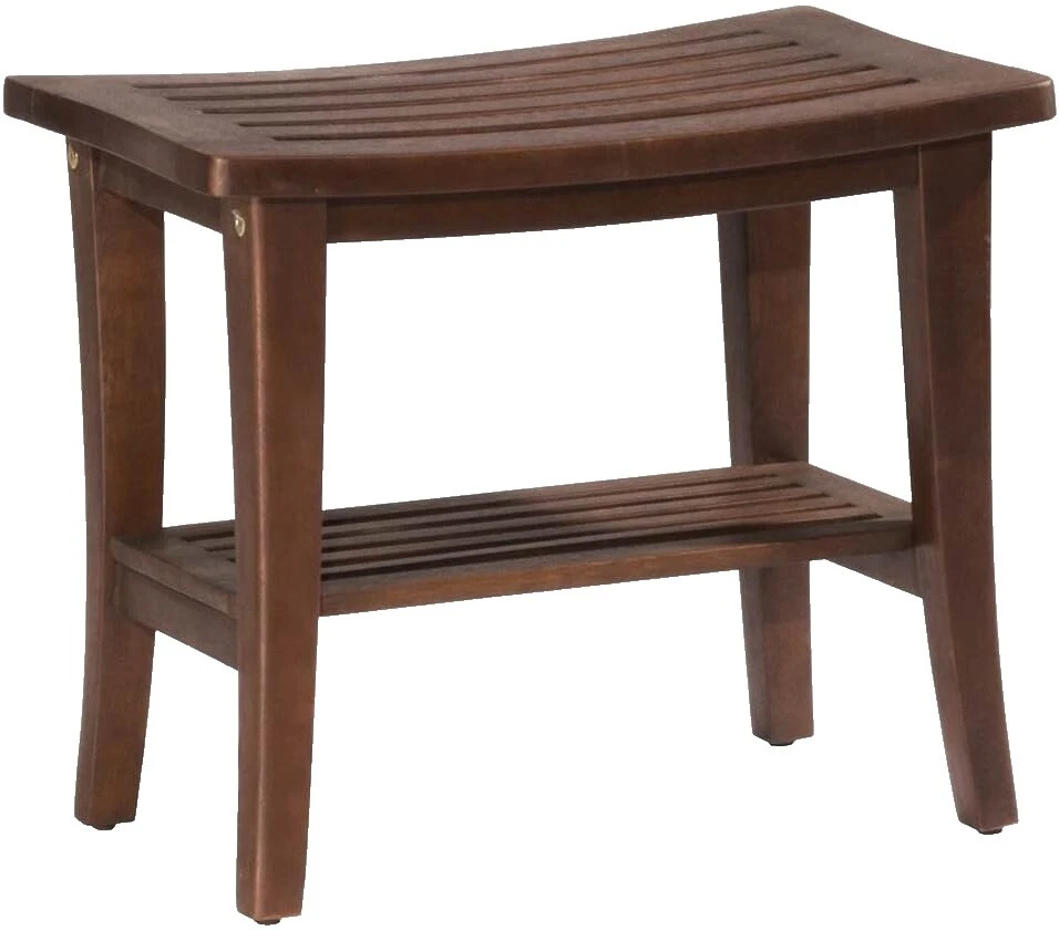 Wood Frame Bar Vanity Stools/Benches