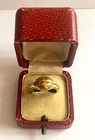 Antique Victorian Memento Mori Mori Skull Silver Gild Pill Box Unisex Ring