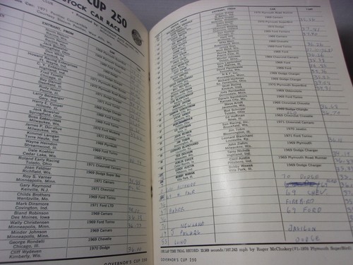 Governor's Cup 250 Stock Car Racing Program - Imagen 3 de 3