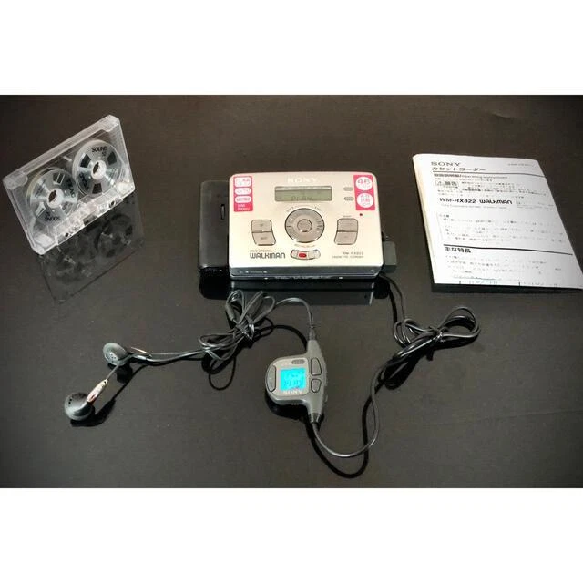 SONY WM-RX822 Accessories Cassette Walkman