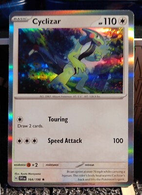 Pokemon Cyclizar 164/198 Holo Rare Scarlet & Violet Pokemon Card 