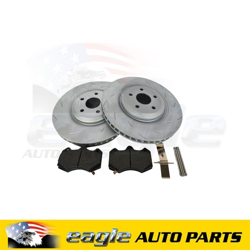 HSV VF Genuine AP 4-Pot Front Discs Brake Rotors & Brake Pads Set # SPZ ...