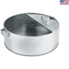 Heavy Duty 6-Gallon Corrosion-Resistant Drain Pan with Easy-Carry Handles