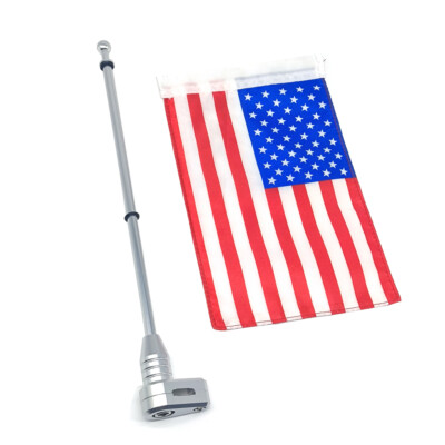 E-Most Motorcycle American Flag Flag Pole Mount Luggage Rack Vertical For Honda Goldwing Gl1800 2001 2012 - Foto 5