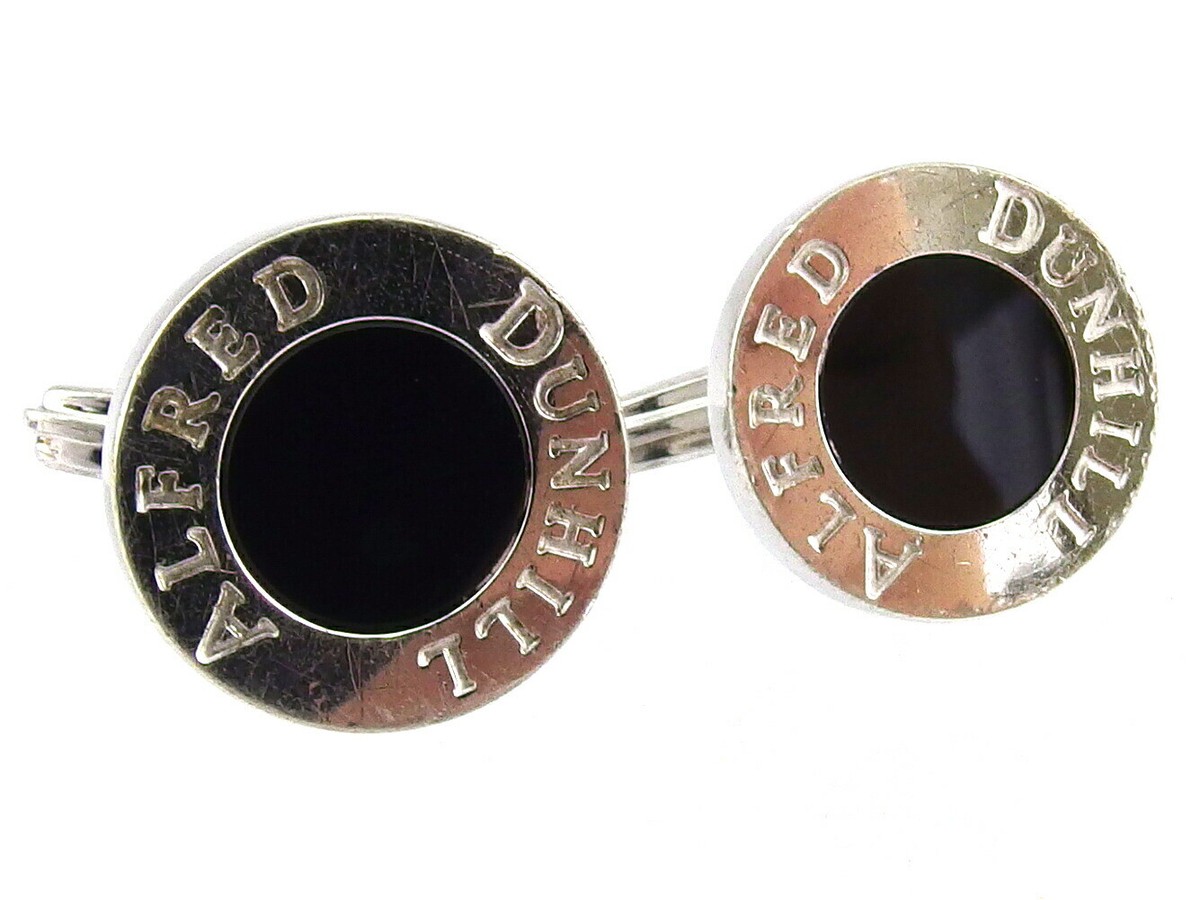 dunhill cuff logo button 925 Silver Authentic Used T19842 | eBay dunhill cuff logo button 925 Silver Authentic Used T19842 | eBay