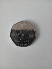 Shelock Homles 50p coin rare highly collectable 