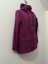 FIVE Women’s Hooded Rain Coat, Breathable, Pockets, UK10, Great Condition