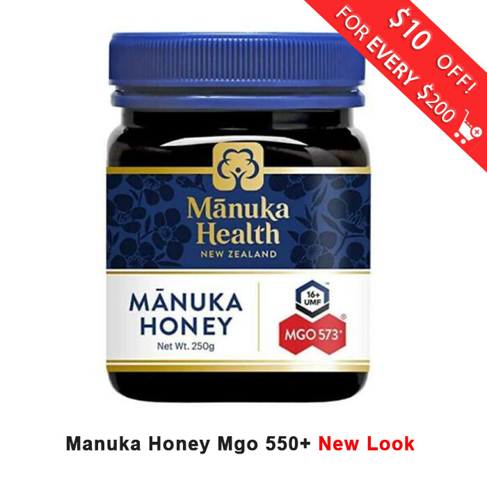 Mānuka Honey MGO573+ 250g Manuka Health Manuka Honey MGO 573+ 250g-Free Shipping from New