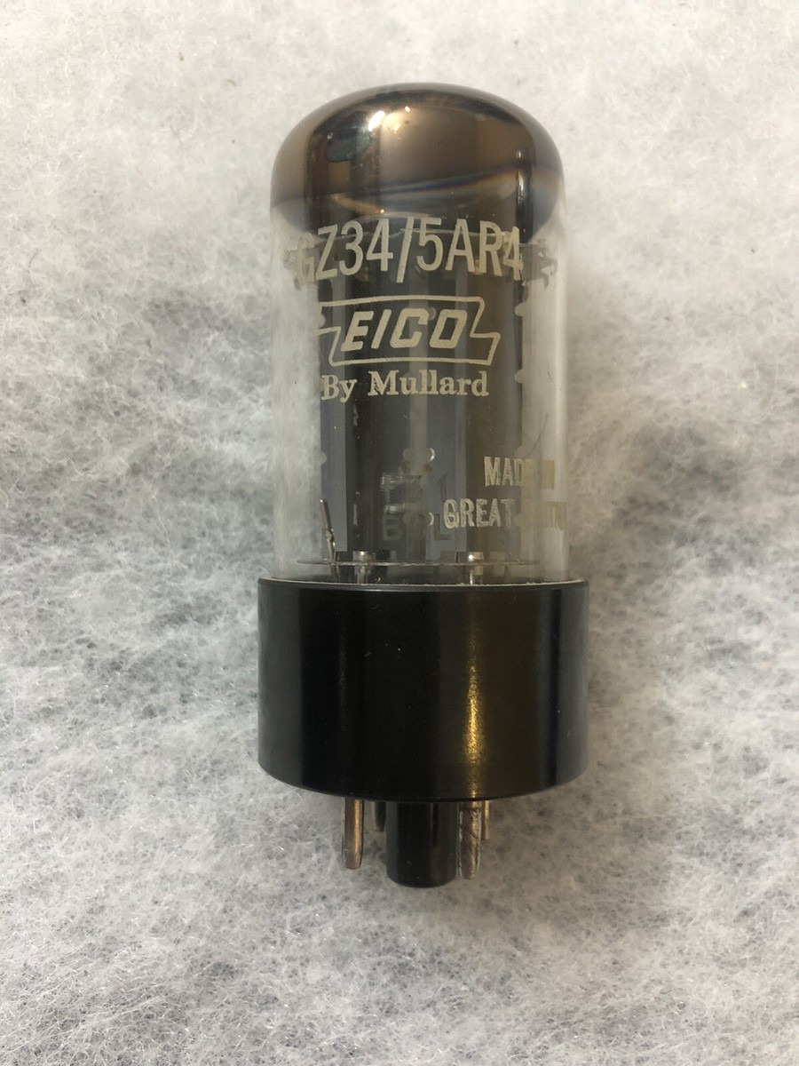 Mullard GZ34/5AR4 F31 Fat Base OO Getter NOS Tested Balanced | eBay