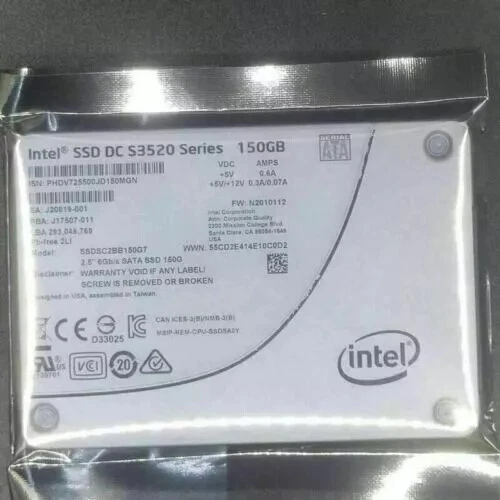 New Intel S3520 150GB SSD Solid State Drive Series SATA S3520 SSDSC2BB150G7