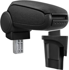 Armlehne Mit Ablagefach Aus Schwarzem Stoff Für Seat Leon Von 2005 Bis 2012