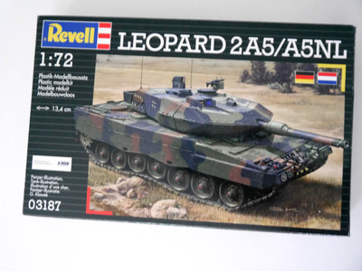 Kampfpanzer Battle Tank Leopard 2A5 / NL, Bausatz Kit, Revell 03187 1:72 boxed
