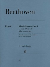 Beethoven Concerto for Piano and Orchestra G Major Op. 58 No. 4 NEW 051480629