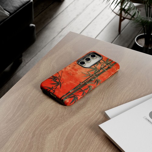 Bamboo Shoots Red - Phone Ink Case for iPhone, Galaxy, Pixel - Picture 229 of 281