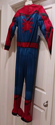 Spiderman Costume Kids Size Large Jumpsuit Only No Mask or Gloves Spider-Man - Picture 9 of 9