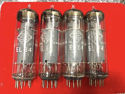Telefunken EL84/6BQ5 NOS Tesing Values Matched Quad | eBay
