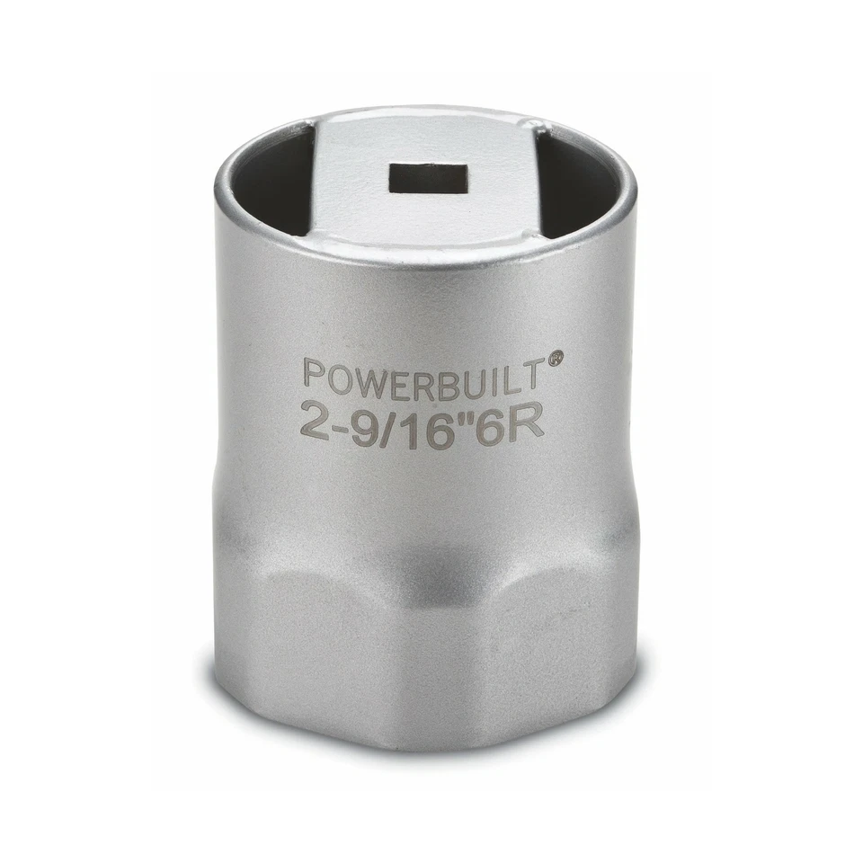 Powerbuilt 647067 2-9/16-Inch 6-Point Rounded Hex Wheel Bearing Locknut Socket - Image 2 of 2