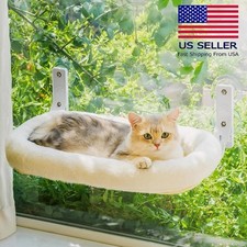 Foldable Cat Window Perch with 4 Strong Suction Cup Cordless Soft Window Hammock