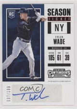 2018 Panini Chronicles Contenders Season Ticket Red /199 Tyler Wade #21 Auto fm0