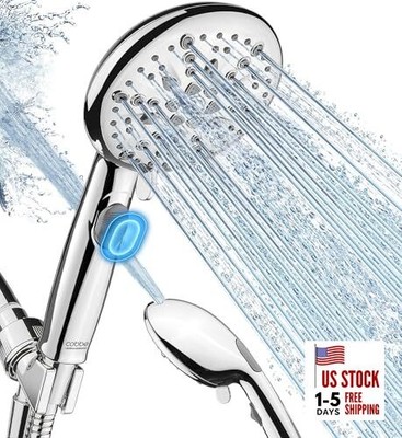  High Pressure Shower Head with Built-in Pause Standard model Premium Chrome