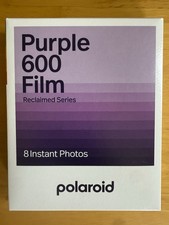 NEW Polaroid 600 Film Reclaimed PURPLE Series PRODUCED 03/26 Limited Edition