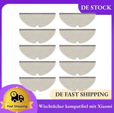 Mikrofaser Wischtücher kompatibel mit Xiaomi MI Roborock S50  S51  S55  S6 Max V