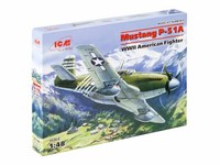 Mustang P-51A Wwii American Fighter - Icm