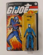 Hasbro GI Joe Cobra Commander Retro Action Figure Brand New Card