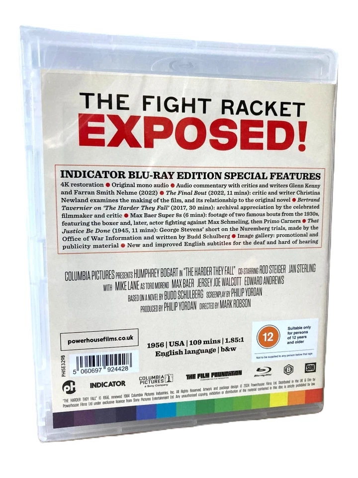 The Harder They Fall Blu Ray 1956 Region B HUMPHREY BOGART ROD STEIGER Indicator - Image 2 of 2