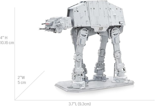Metall Earth Premium Star Wars Imperial At-At 3D Laserschnitt Modell + Pinzetten-image
