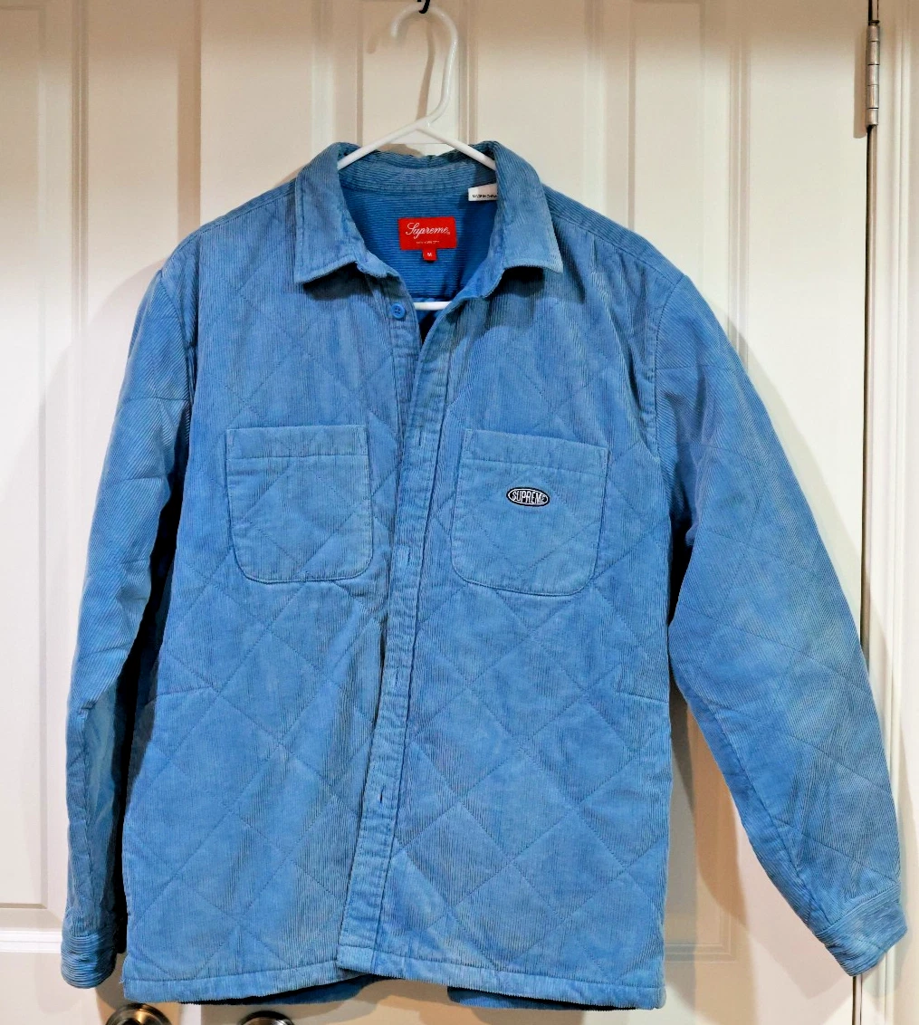 Supreme Corduroy Blue Coats, Jackets & Vests for Men for Sale