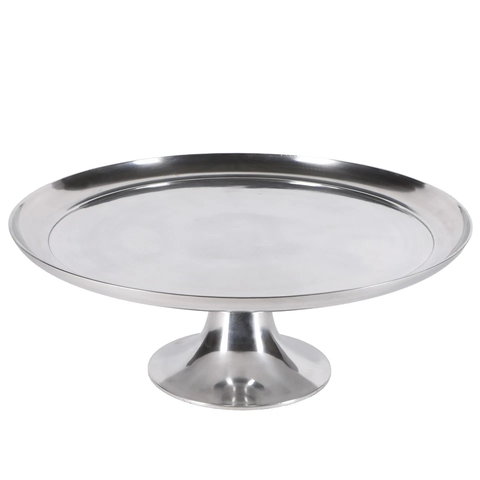 Dekoschale Obstschale Blumenschale Ø 52cm modern Aluminium poliert Schale  - Bild 2 von 4