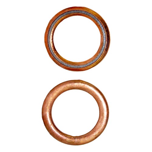 2x Oil Drain Plug Sealing Washers Rings FOR Nissan Renault Dacia Smart - Picture 3 of 5