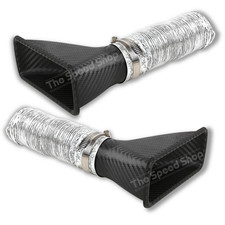 2x Universal Brake Cooling Ducts and hoses for Track / Drift / Race / Fast Road