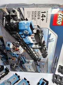 LEGO RC Train: Maersk Container Train 10219 Box, manuals see description + rails