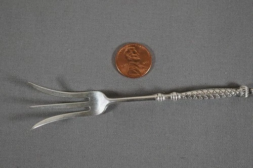 Vintage Gorham Fork Sterling Silver H 824 Lemon Berry Relish 4 1/2"