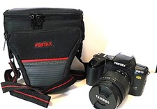 Pentax PZ-70 Autofocus 35mm SLR w/Tamron 28-105mm  80-210mm lenses - Working