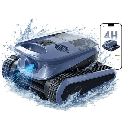 Seauto Automatic Robotic Pool Vacuum Cleaner 4 Cleaning Modes for All Pools APP