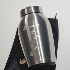Paws Engraved Stainless Steel Pet Cremation Urn for Small Dogs Cats New In Box