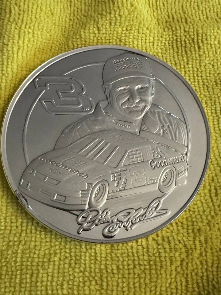 Moneda a prueba de una libra Dale Earnhardt “The Intimidator” NASCAR Sports Quest Foto 4 de 4