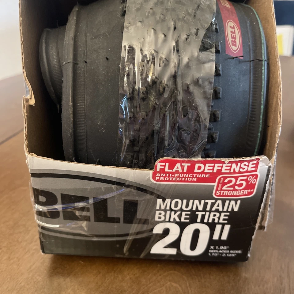 Nuevo neumático de bicicleta de montaña Bell 20” x 1,75” - 2,125” tecnología de defensa plana Foto 2 de 4