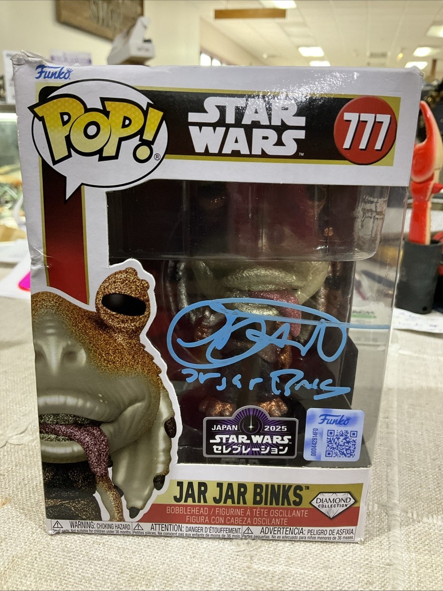 Star Wars Celebration Japan Autographed Jar Jar Binks Funko